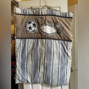 Boys Sports Crib Blanket